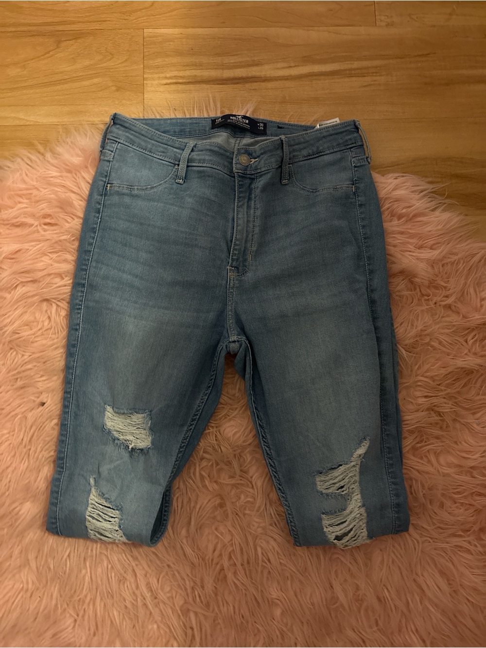 Light Blue Distressed Women’s Jeans